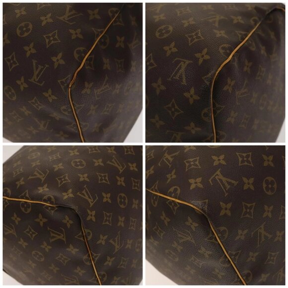 LOUIS VUITTON Monogram Keepall 55 Boston Bag M41424 LV Auth 136782 - Picture 14 of 16